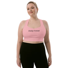 Load image into Gallery viewer, Natty Power! Longline sports bra p.e