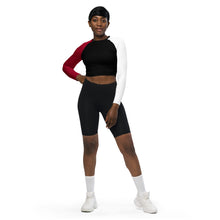 Load image into Gallery viewer, Recycled long-sleeve crop top