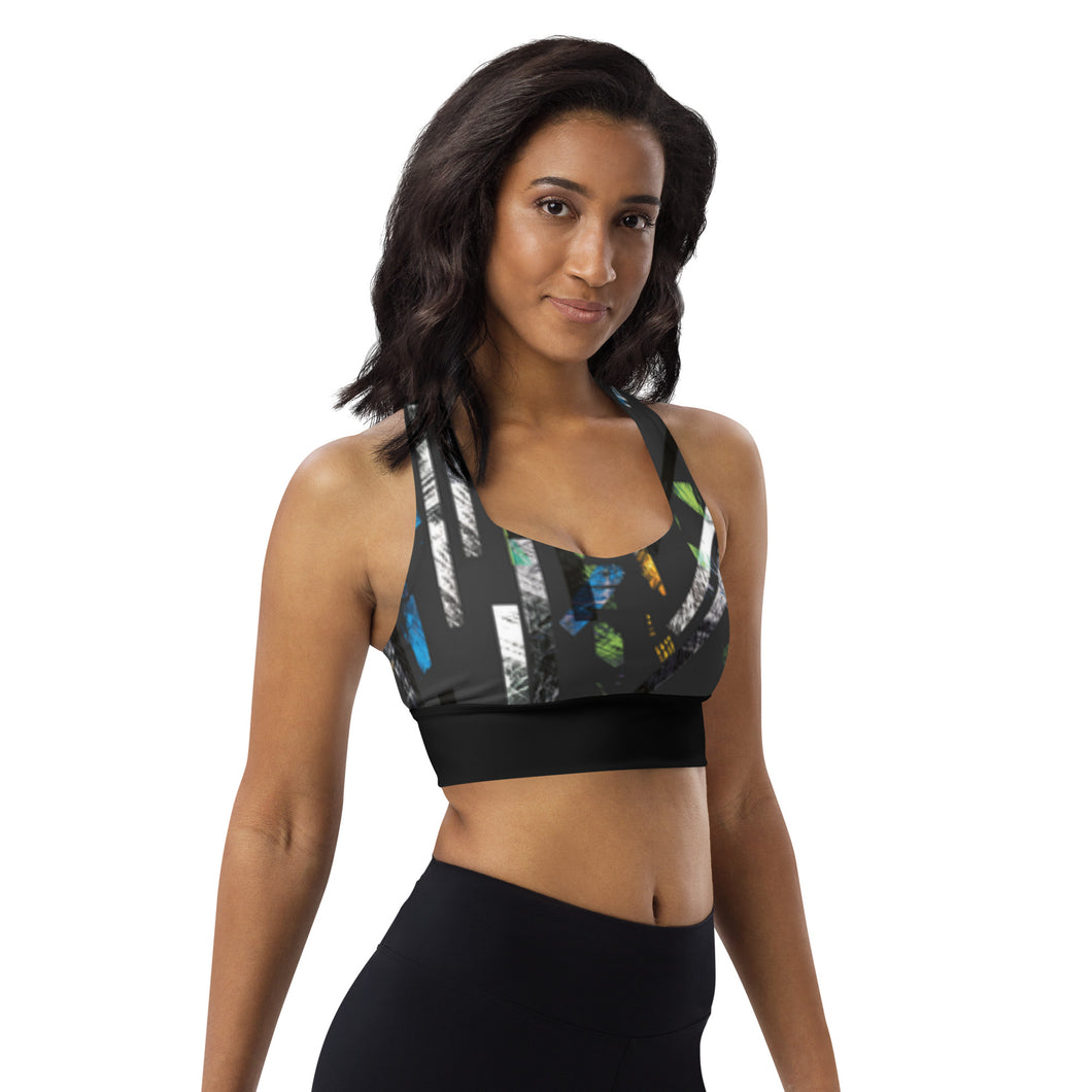 Longline sports bra