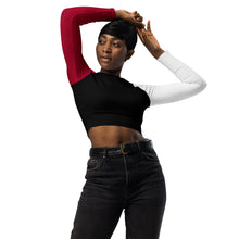 Load image into Gallery viewer, Recycled long-sleeve crop top
